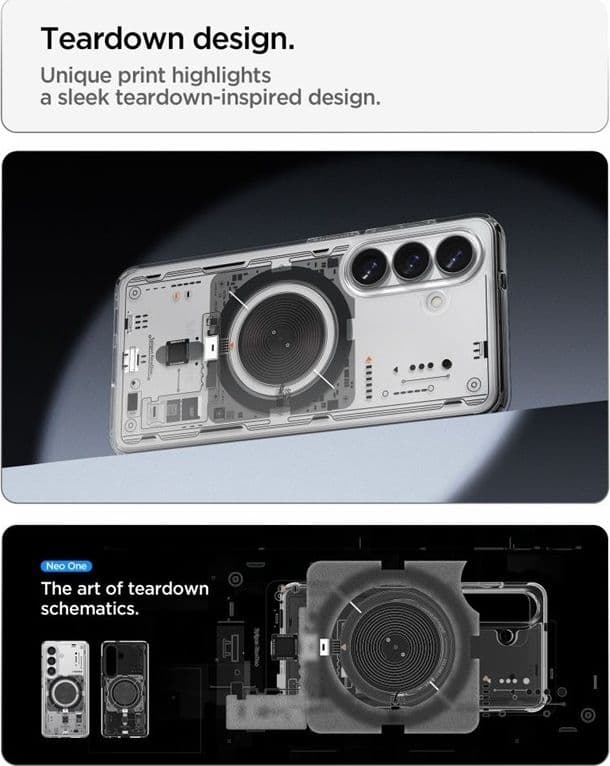 Spigen Ultra Hybrid Mag MagSafe - Custodia per Samsung Galaxy S26 (Neo One) - 8