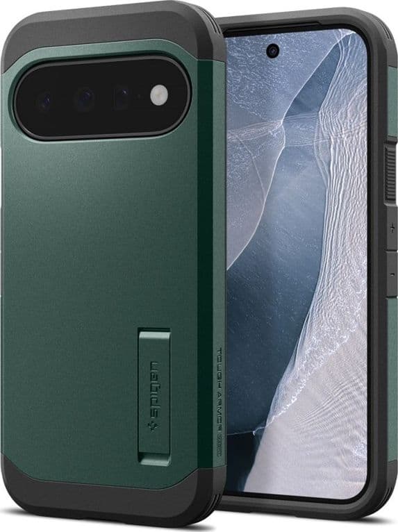 Spigen Tough Armor Mag MagSafe - Custodia per Google Pixel 11 (Verde Abisso) - 2