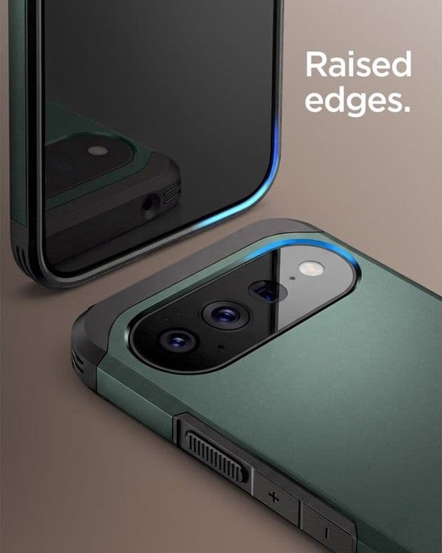 Spigen Tough Armor Mag MagSafe - Custodia per Google Pixel 11 (Verde Abisso) - 10