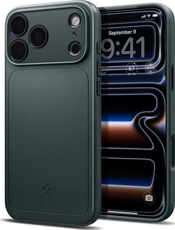 Spigen Thin Fit Mag MagSafe - Custodia per iPhone 18 Pro Max / 17 Pro Max (Verde Abisso) - 2