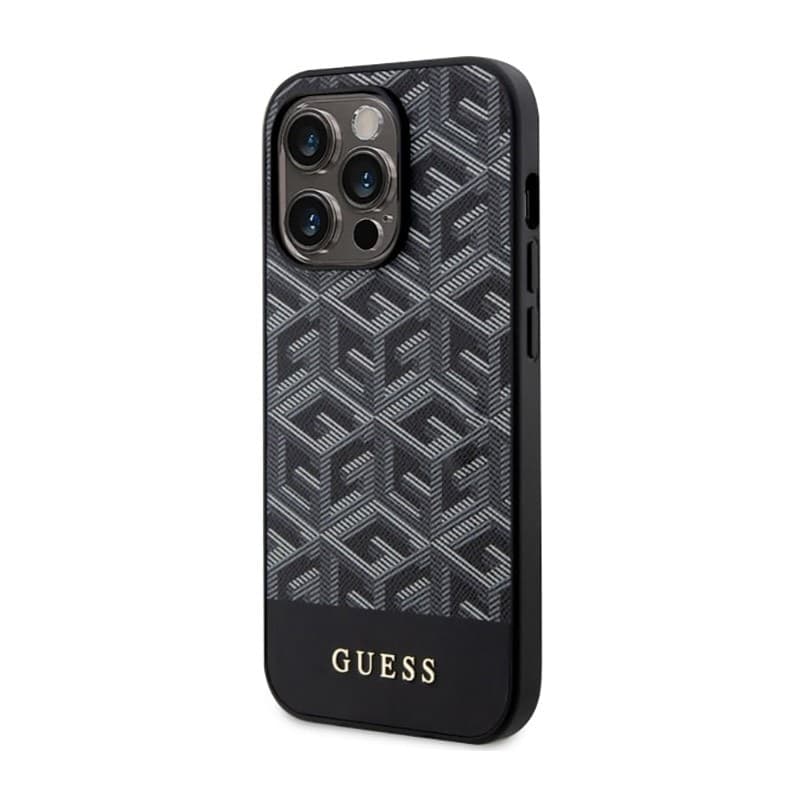 Guess GCube Stripes MagSafe - Case for iPhone 14 Pro (Black) - 2