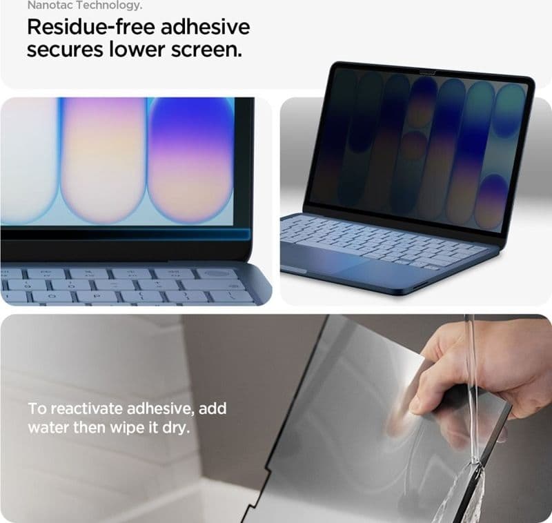 Spigen SafeView - Pellicola per la privacy per MacBook Neo - 8