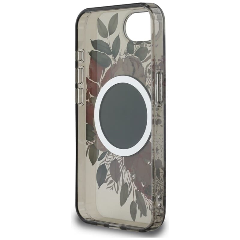 Guess IML Flowers MagSafe - Case for iPhone 16e (black) - 7