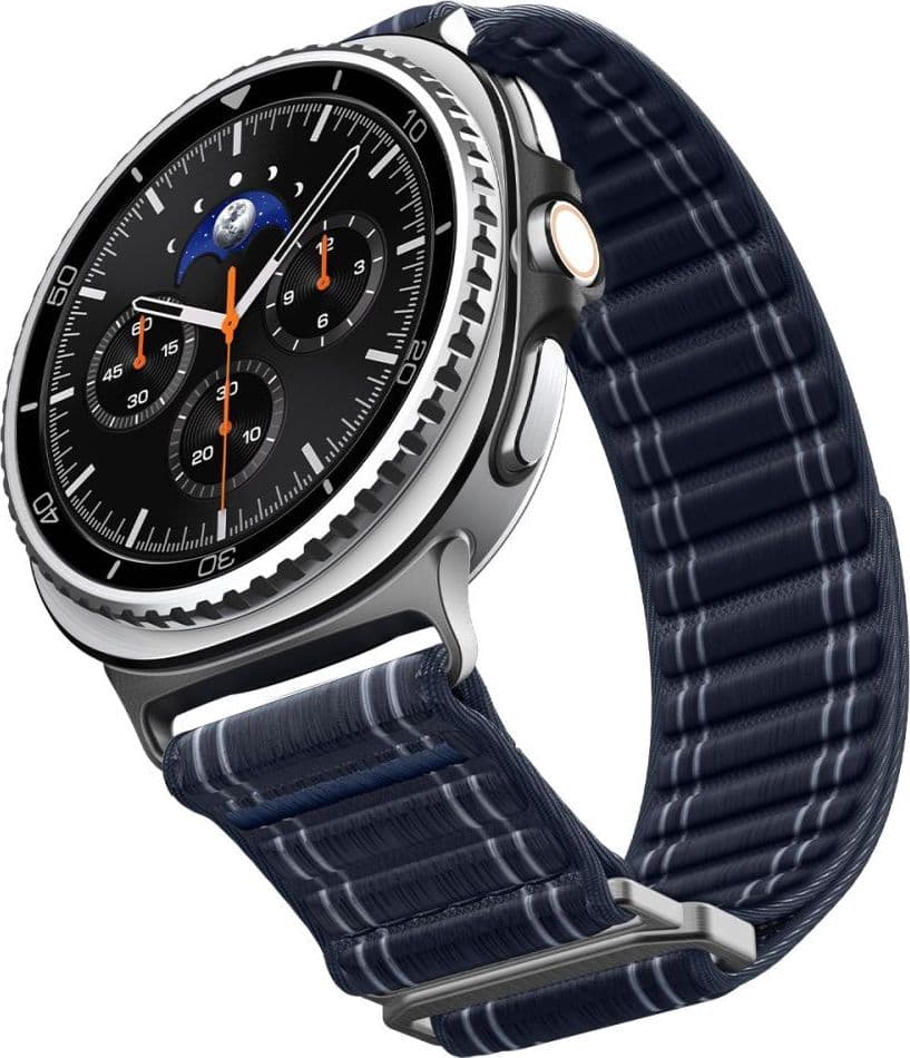 Spigen WBF0 Band - Cinturino per Samsung Galaxy Watch 8 / 8 Classic 40 / 44 / 46 mm (blu navy) - 5