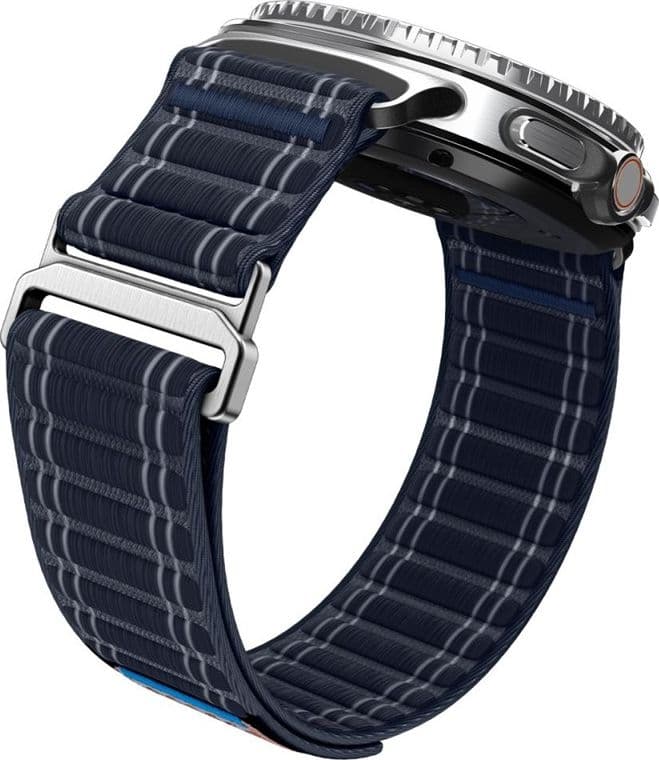 Spigen WBF0 Band - Cinturino per Samsung Galaxy Watch 8 / 8 Classic 40 / 44 / 46 mm (blu navy) - 6