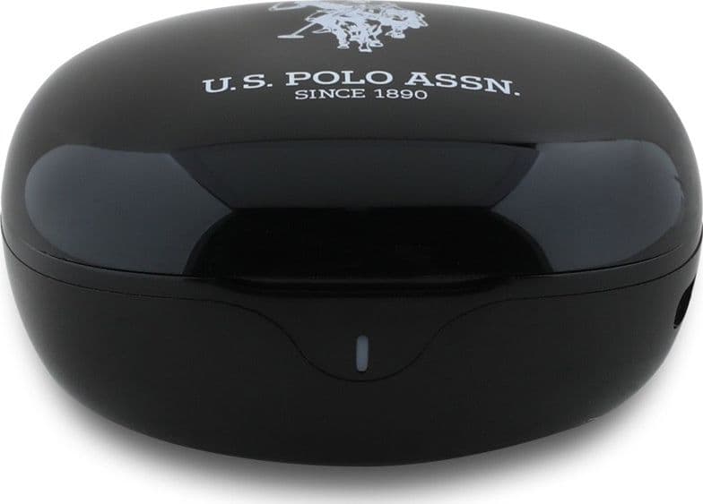 US Polo Assn DH Logo - TWS Earphones + Charging Case (Black) - 3