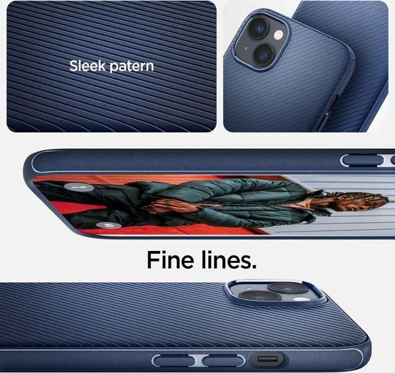 Spigen Mag Armor - Case for iPhone 14 Plus (Navy Blue) - 2