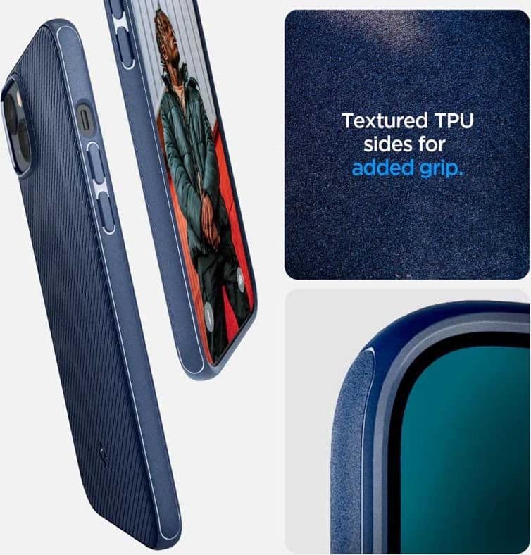 Spigen Mag Armor - Case for iPhone 14 Plus (Navy Blue) - 3