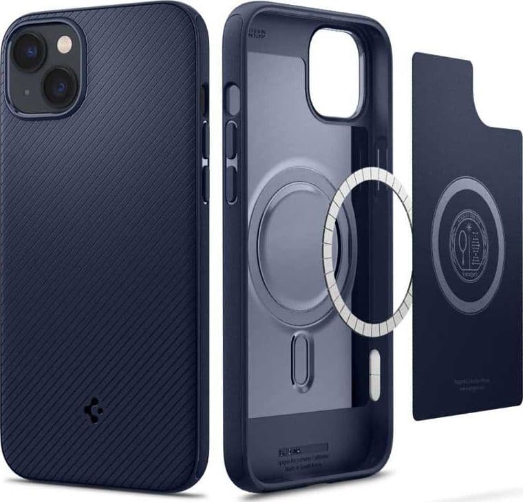 Spigen Mag Armor - Case for iPhone 14 Plus (Navy Blue) - 8