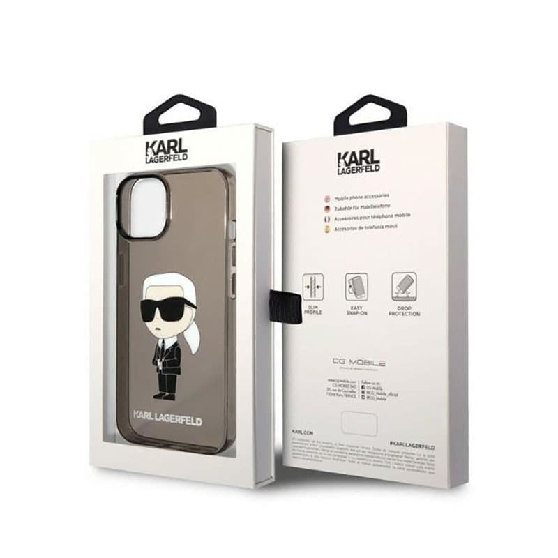 Karl Lagerfeld IML NFT Ikonik - Case for iPhone 14 Plus (Black) - 8