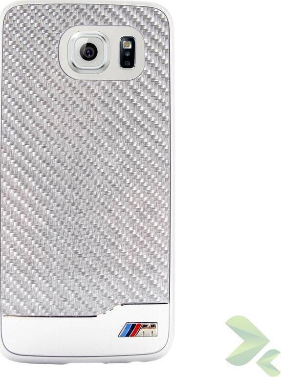 BMW M Edition Carbon & Aluminium Hard Case for Samsung Galaxy S6 (silver) - 2