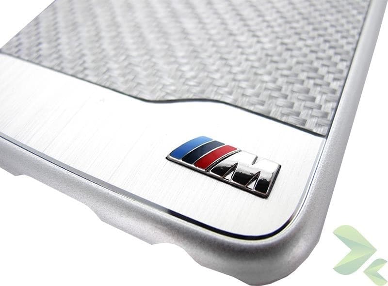 BMW M Edition Carbon & Aluminium Hard Case for Samsung Galaxy S6 (silver) - 4