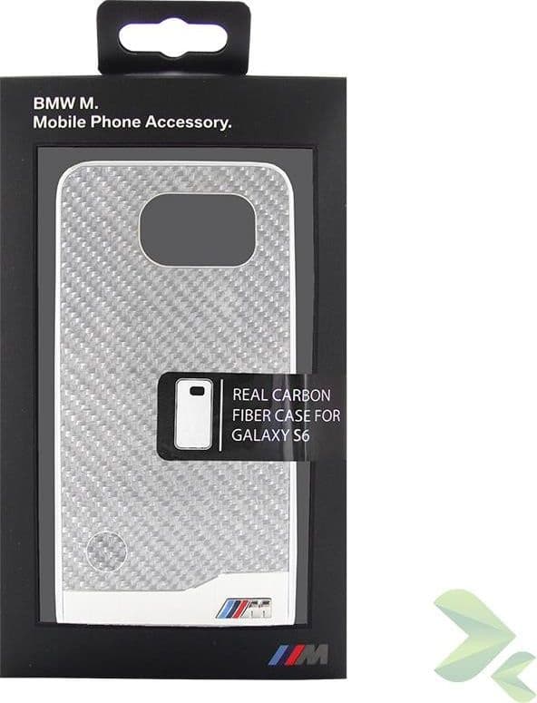 BMW M Edition Carbon & Aluminium Hard Case for Samsung Galaxy S6 (silver) - 6