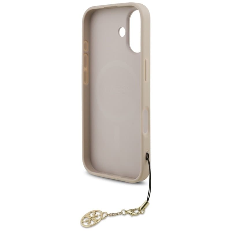 Guess 4G Charms Collection - Custodia MagSafe per iPhone 17 (Rosa) - 6