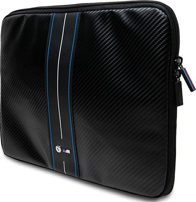 BMW Carbon Blue Stripes Sleeve - Case for a 13" / 14" notebook (black) - 2