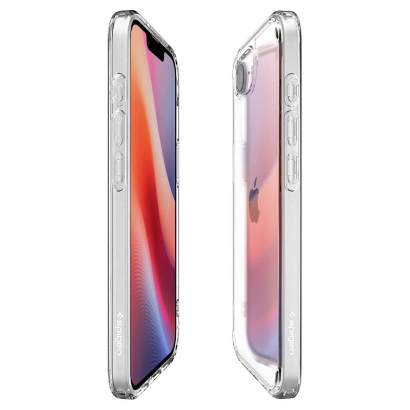 Spigen Ultra Hybrid - Custodia per iPhone 17e / 16e (trasparente) - 8