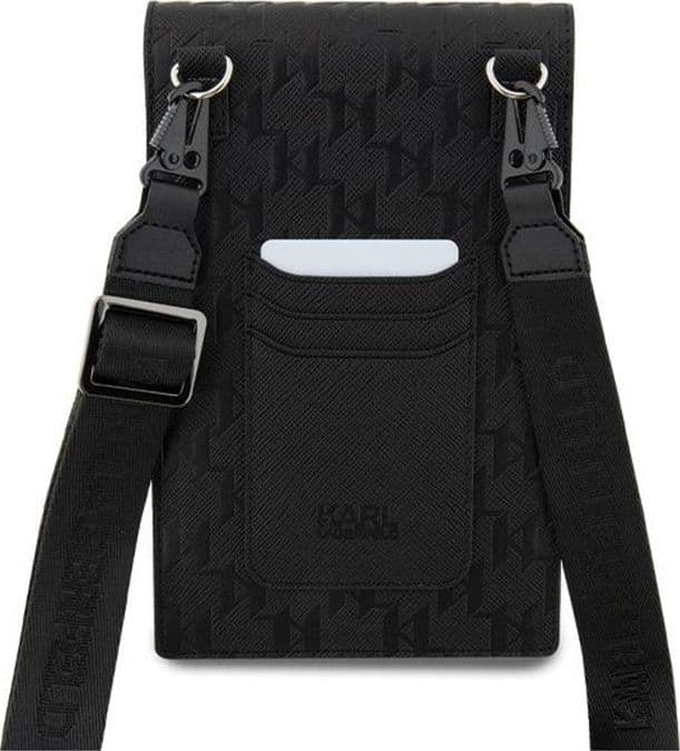 Karl Lagerfeld Saffiano Monogram Choupette - Phone crossbody Bag (black) - 5
