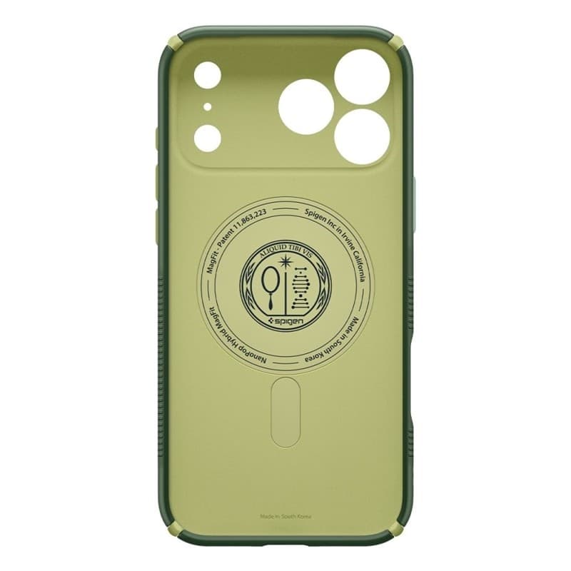 Spigen Nano Pop Mag MagSafe - Custodia per iPhone 18 Pro / 17 Pro (Verde Avocado) - 4