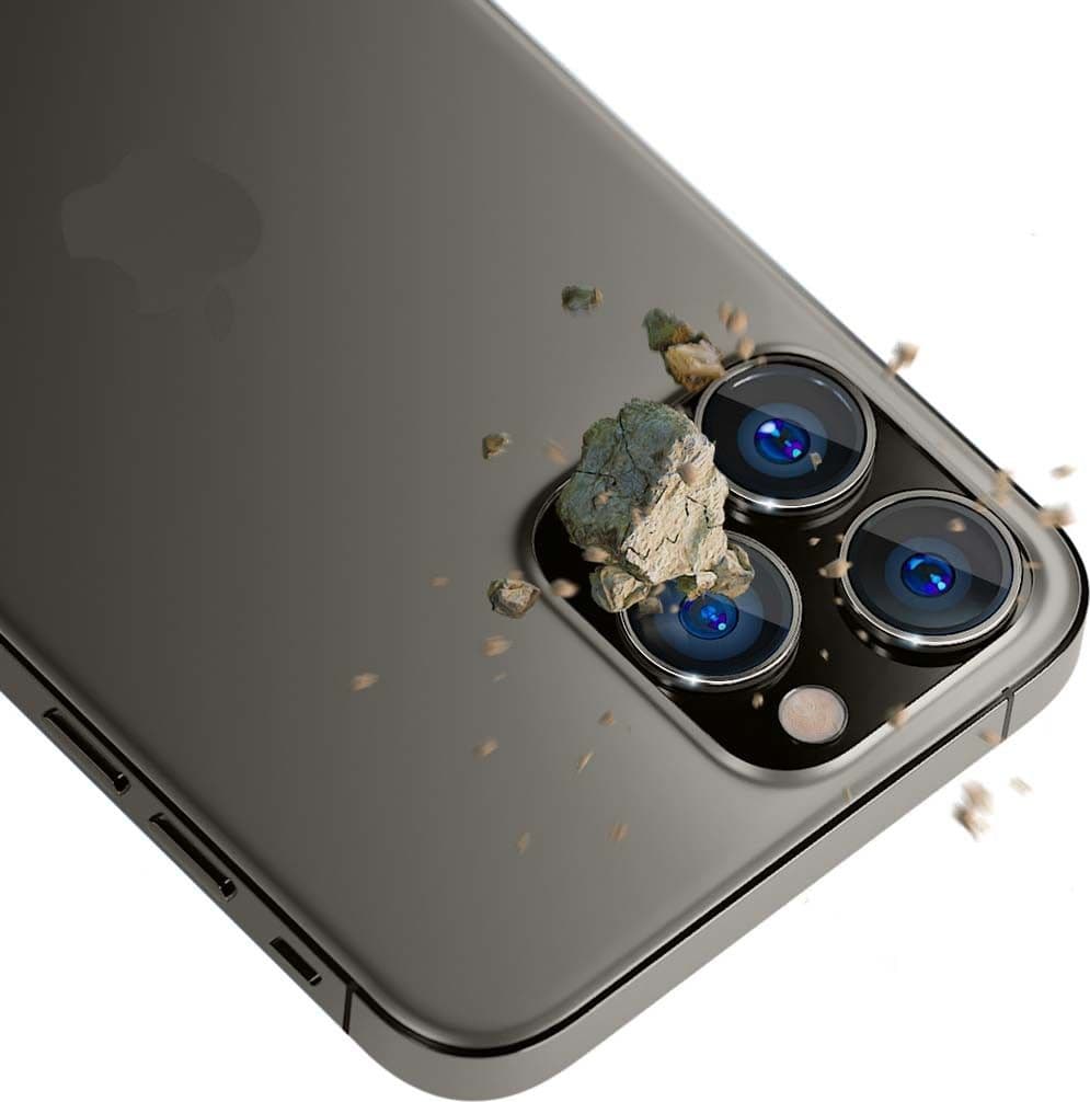 3mk Lens Protection Pro - Camera lens glass for iPhone 14 Pro / 14 Pro Max (Graphite) - 3
