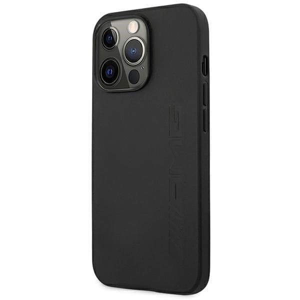 AMG Leather Hot Stamped - Case for iPhone 14 Pro Max (Black) - 2