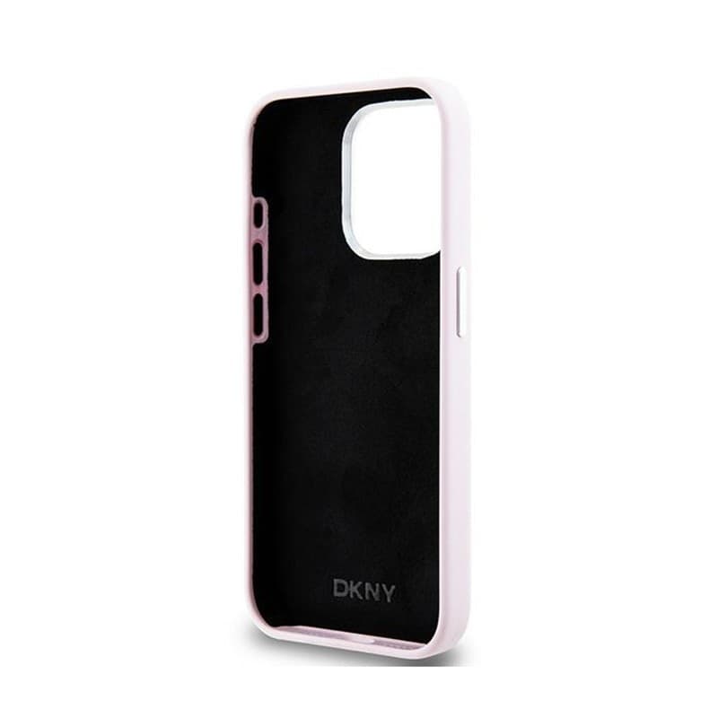 DKNY Liquid Silicone Small Metal Logo MagSafe - Case for iPhone 14 Pro (pink) - 7