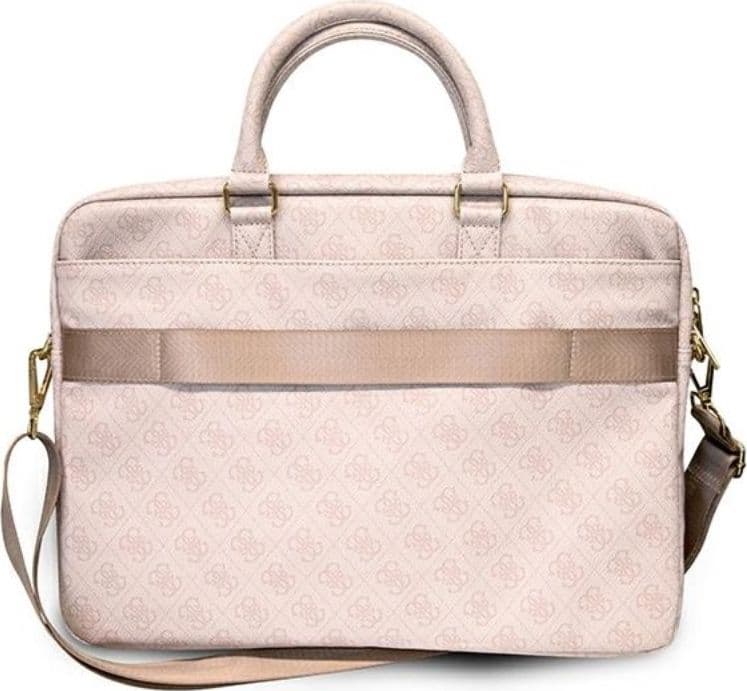 Guess 4G Big Metal Logo Computer Bag - Bag for notebook 15" / 16" (Pink) - 3