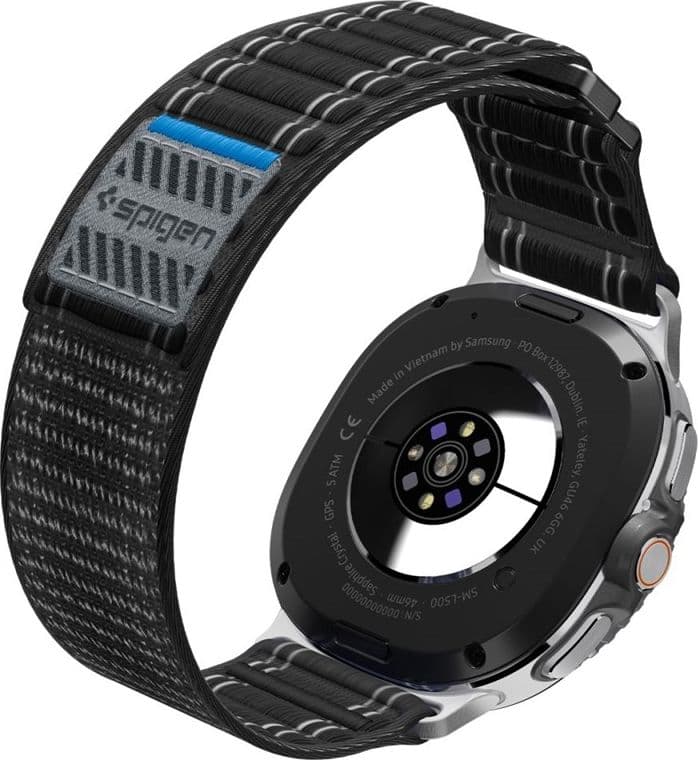 Spigen WBF0 Band - Cinturino per Samsung Galaxy Watch 8 / 8 Classic 40 / 44 / 46 mm (Nero) - 8