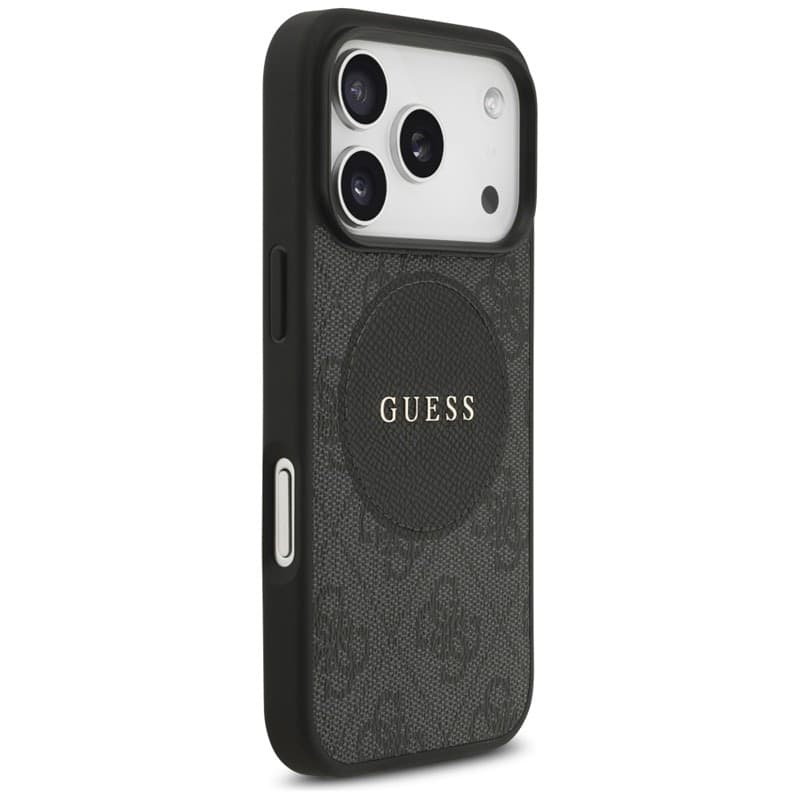 Guess 4G Circle Classic Logo MagSafe – Case iPhone 17 Pro (Black) - 4