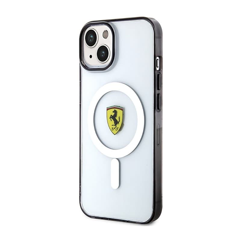 Ferrari Outline Magsafe - Case for iPhone 14 Plus (Transparent) - 2