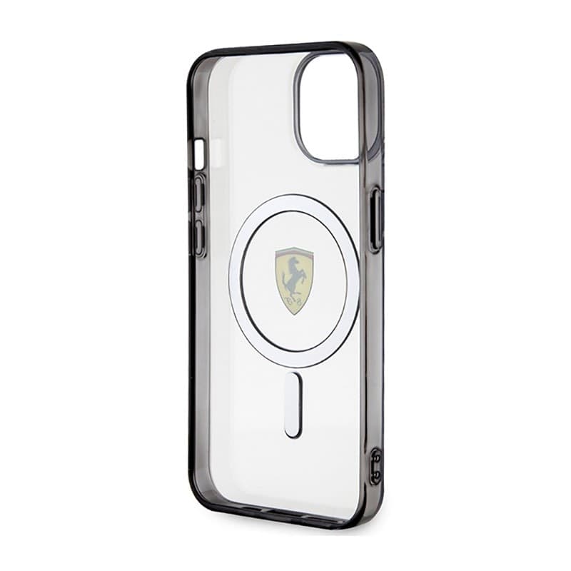 Ferrari Outline Magsafe - Case for iPhone 14 Plus (Transparent) - 7