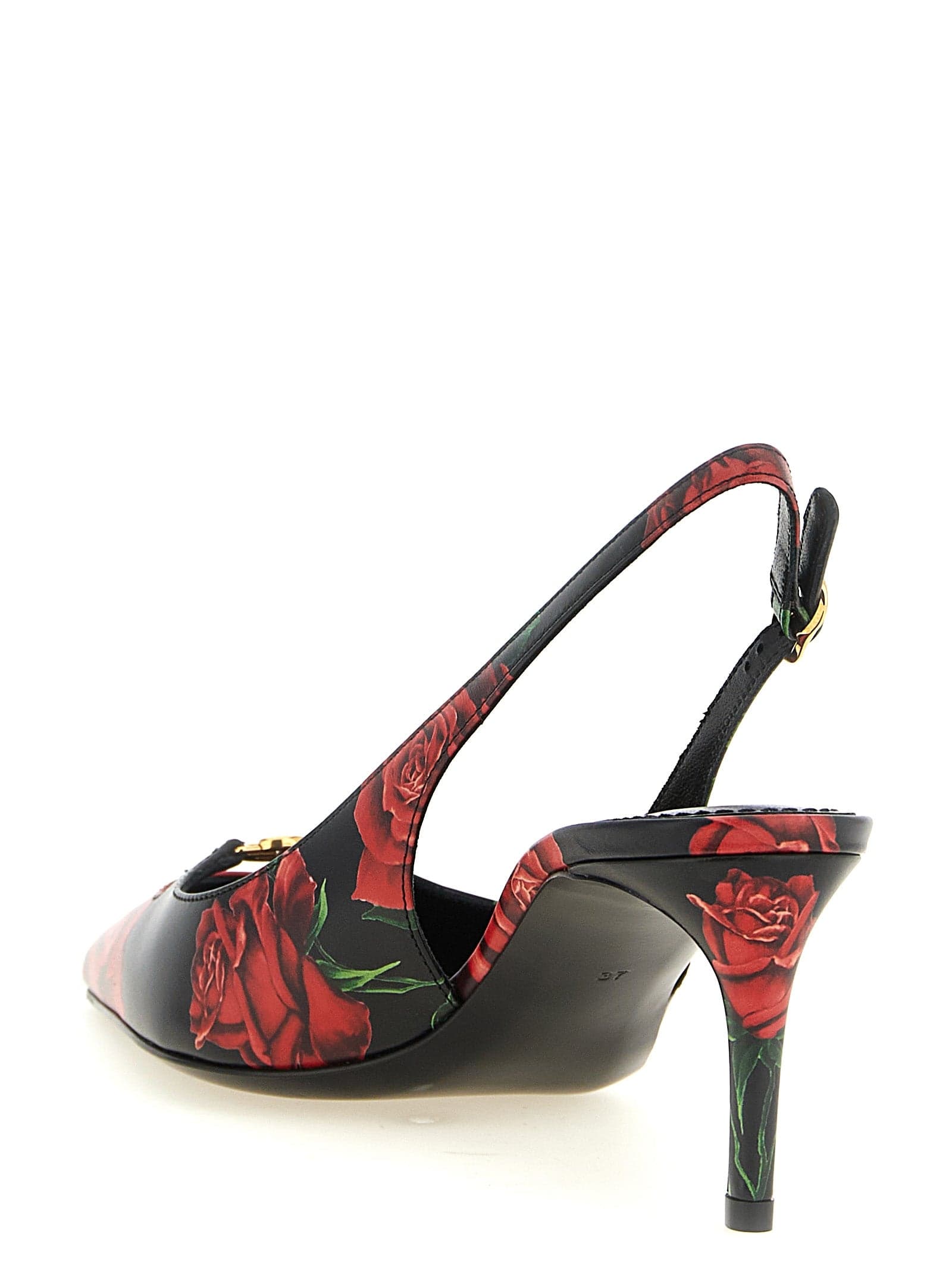 Dolce & Gabbana Multicolor Calfskin Mid Heel Pumps - 3