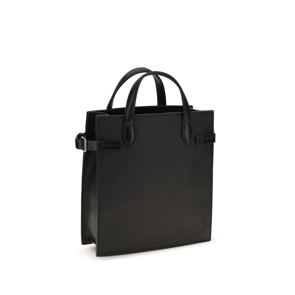 Valentino Garavani Black Calf Leather Bos Taurus Handbag - 3