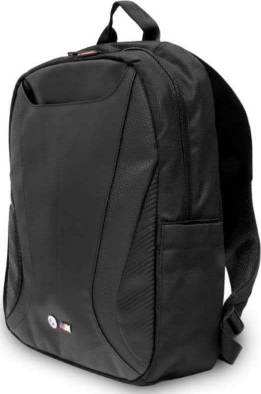 BMW Carbon&Leather Tricolor - Notebook Backpack 16" (Black) - 2