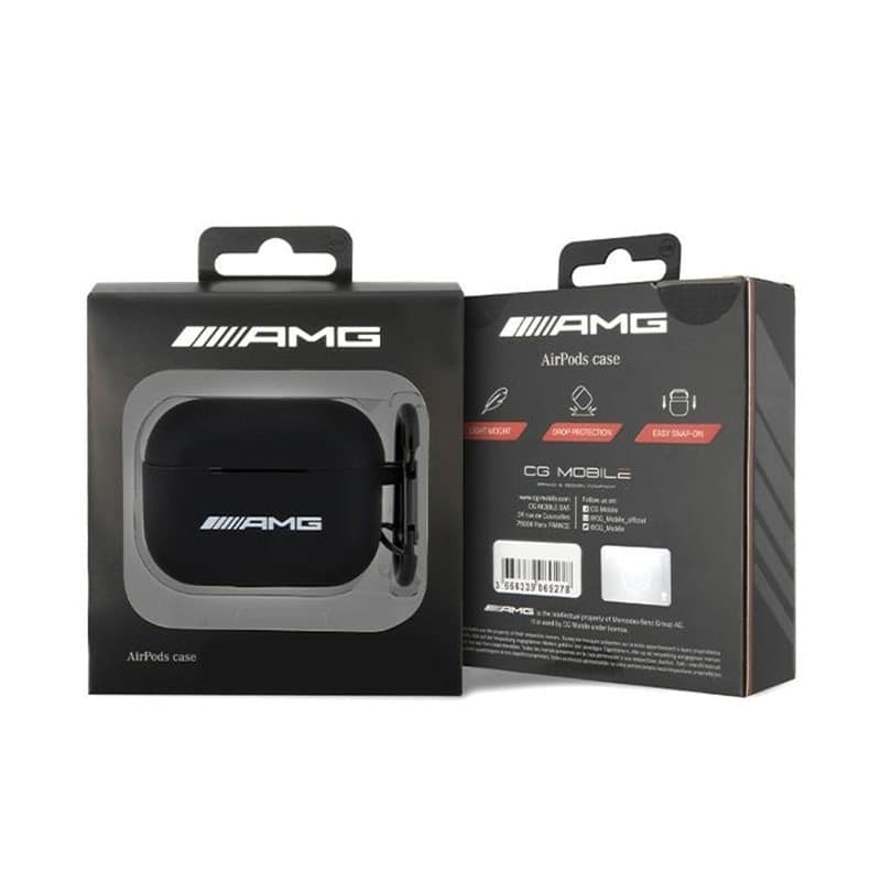 AMG Silicone Big Logo - Case for AirPods Pro 2 (black) - 4