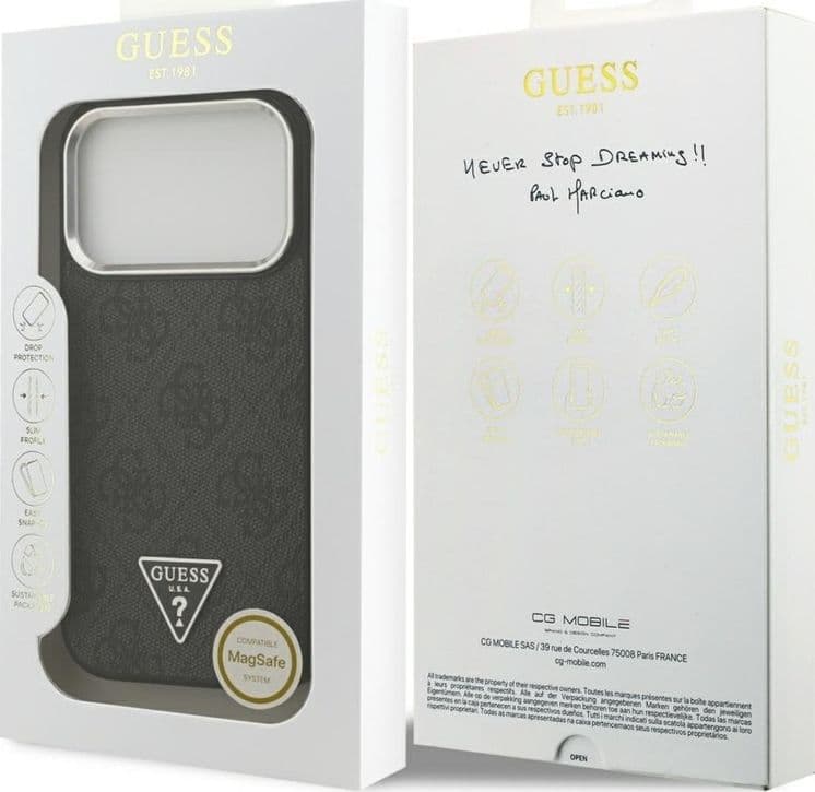 Guess 4G Triangle Logo MagSafe - Case iPhone 17 Pro (black) - 8