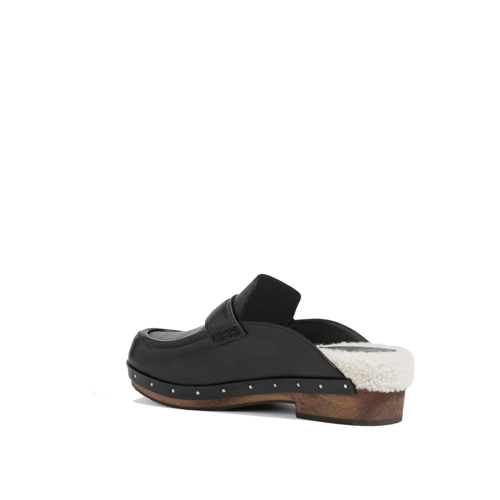 Brunello Cucinelli Black Leather Mules - 3