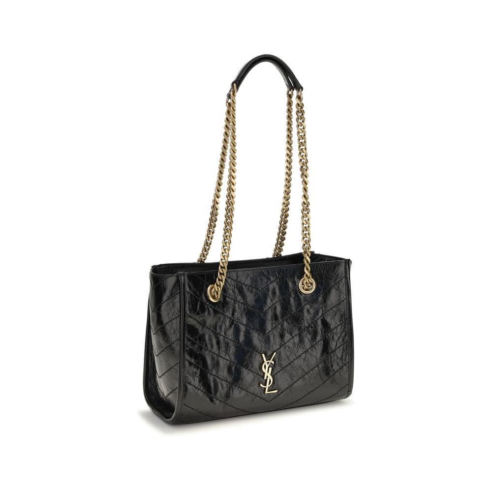 Saint Laurent Black Calf Leather Bos Taurus Shoulder Bag - 2