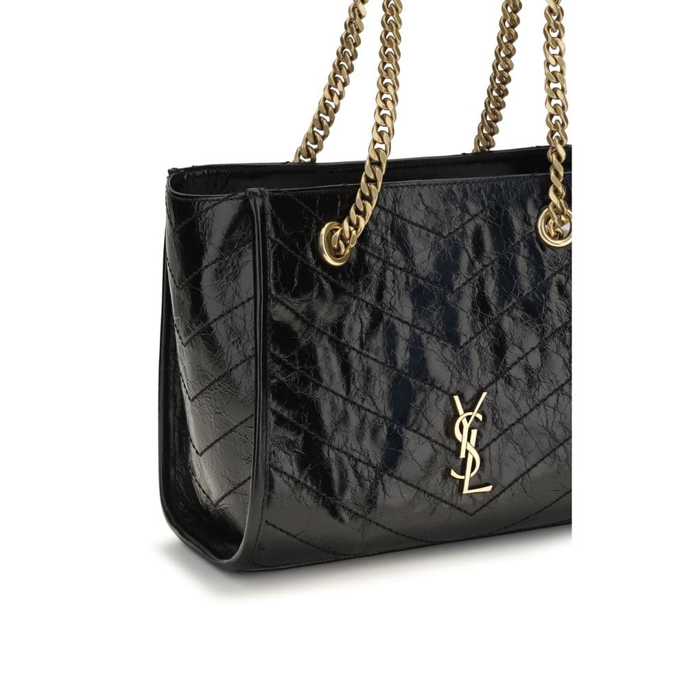 Saint Laurent Black Calf Leather Bos Taurus Shoulder Bag - 4