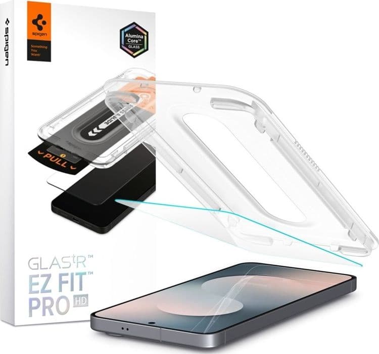 Spigen GLAS.TR EZ Fit Pro - Vetro temperato per Samsung Galaxy S25 FE - 11