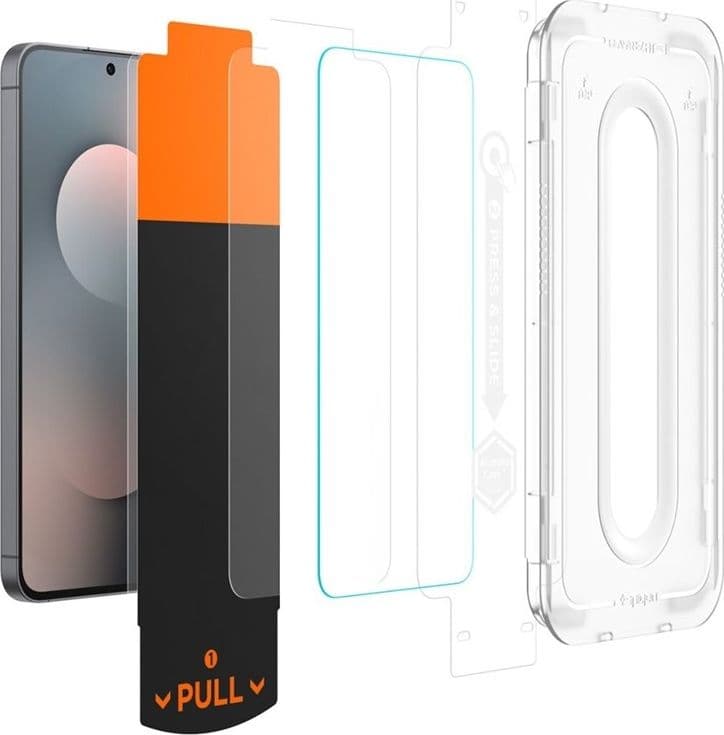 Spigen GLAS.TR EZ Fit Pro - Vetro temperato per Samsung Galaxy S25 FE - 14