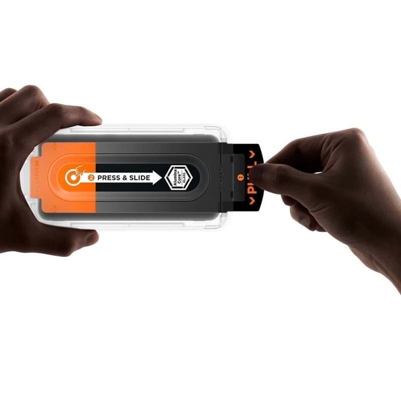 Spigen GLAS.TR EZ Fit Pro - Vetro temperato per Samsung Galaxy S25 FE - 15