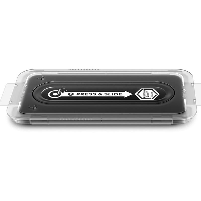 Spigen GLAS.TR EZ Fit Pro - Vetro temperato per Samsung Galaxy S25 FE - 8