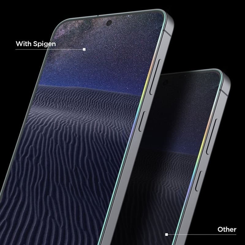 Spigen GLAS.TR EZ Fit Pro - Vetro temperato per Samsung Galaxy S25 FE - 9