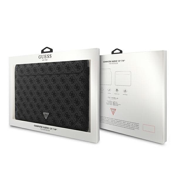 Guess 4G Uptown Triangle Logo Sleeve - Notebook Case 13" / 14" (Black) - 4