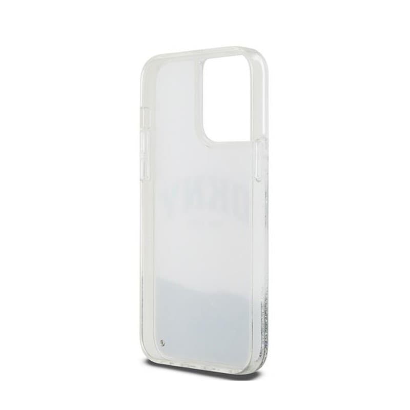 DKNY Liquid Glitter Big Logo - Case for iPhone 15 Pro Max (white) - 7