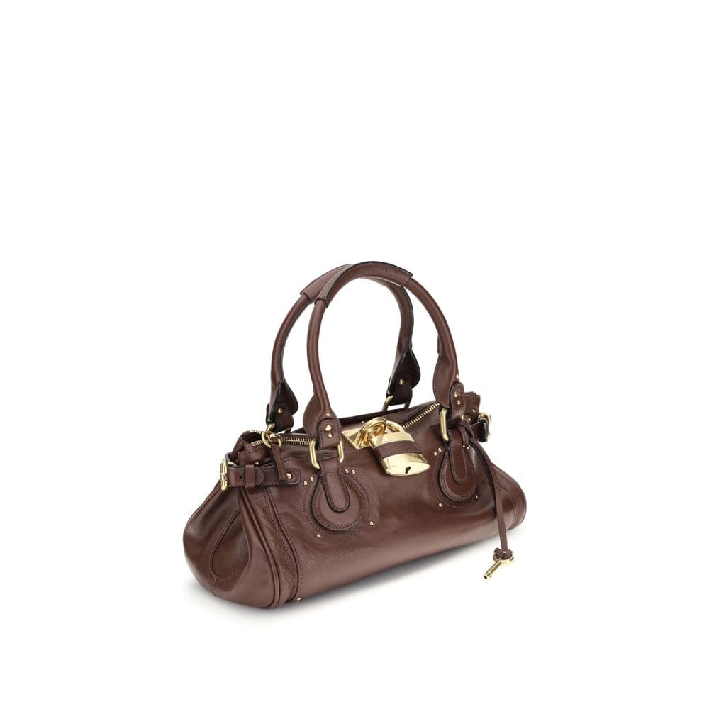 Chloé Bordeaux Buffalo Leather Shoulder Bag - 2