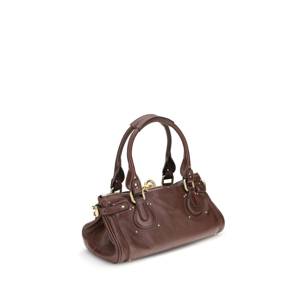 Chloé Bordeaux Buffalo Leather Shoulder Bag - 3