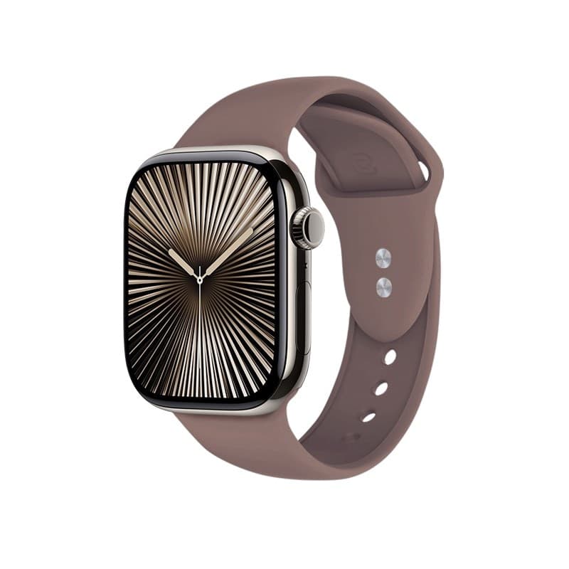 Crong Liquid - Cinturino per Apple Watch 44/45/46/49 mm (marrone) - 7