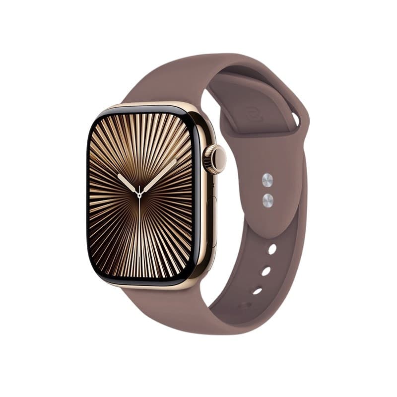 Crong Liquid - Cinturino per Apple Watch 44/45/46/49 mm (marrone) - 8