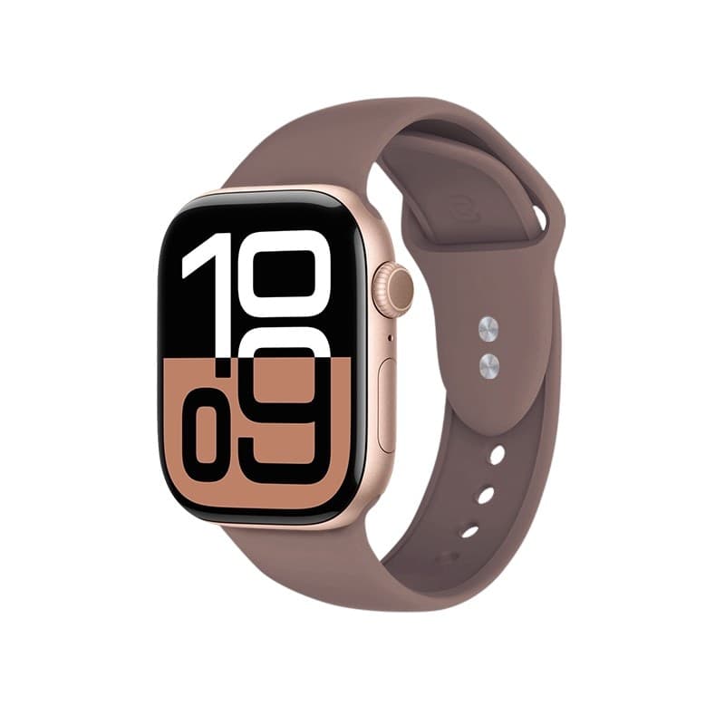 Crong Liquid - Cinturino per Apple Watch 44/45/46/49 mm (marrone) - 9